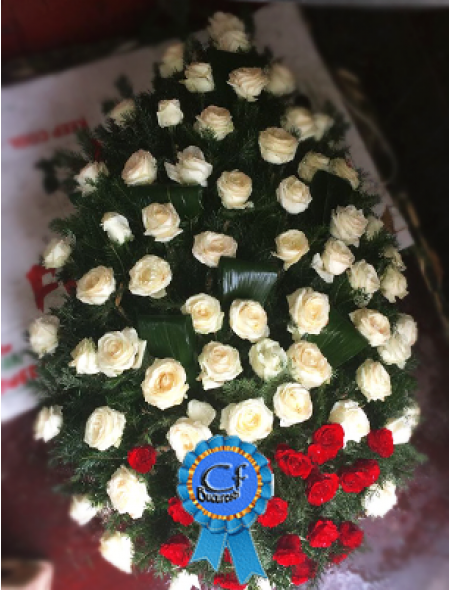 Coroana funerara din Trandafiri